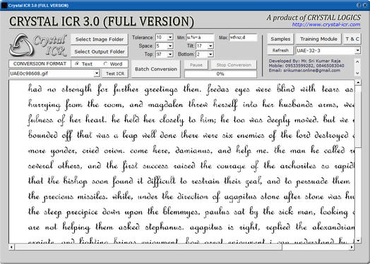 icr software for handwritten documents